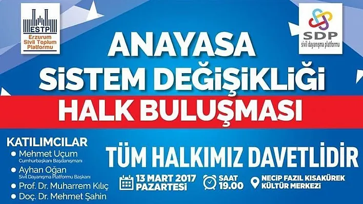 ESTP'den 'Anayasa Sistem Değişikliği' paneli
