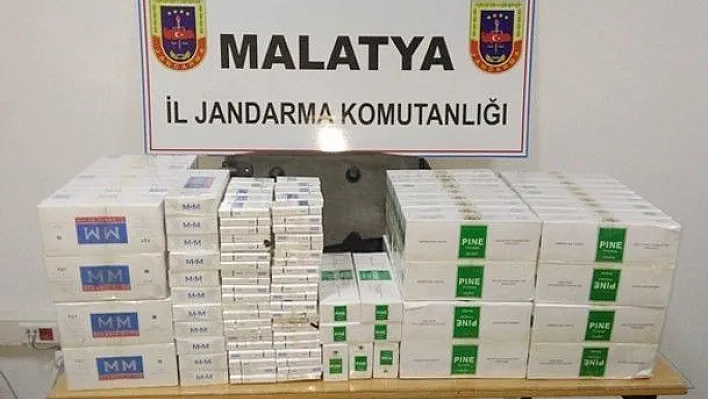 Malatya'da 4 bin 440 paket kaçak sigara ele geçirildi

