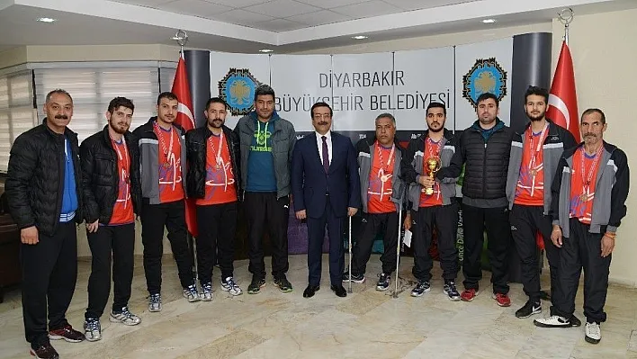 Sporculardan Başkan Atilla'ya ziyaret
