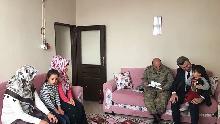 Hani Belediye Başkan Vekili Yazıcı şehit ailelerini ziyaret etti
