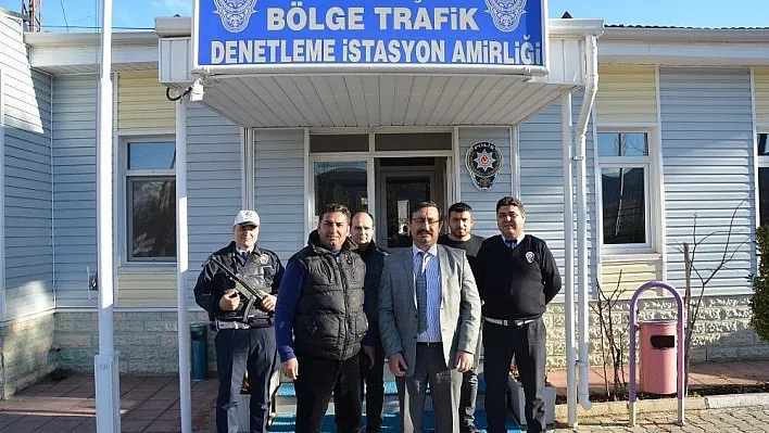 Müdür Yardımcısı Patat bölge trafik amirliğini ziyaret
