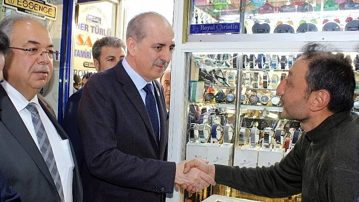 Başbakan Yardımcısı Kurtulmuş Adıyaman'da esnafı gezdi
