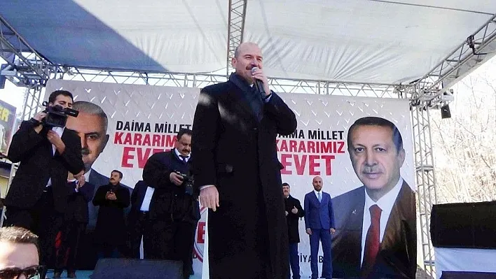 İçişleri Bakanı Soylu Kulp'ta halka seslendi
