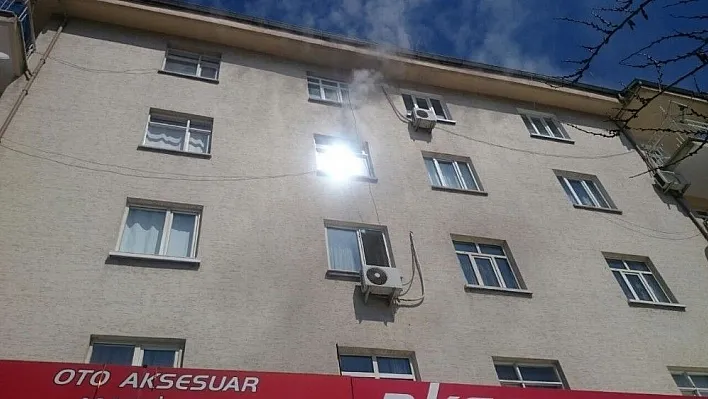 Malatya'da ev yangını
