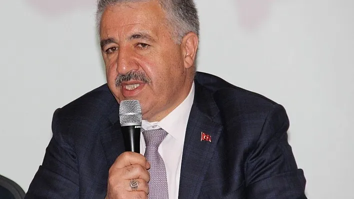 Ulaştırma, Haberleşme ve Denizcilik Bakanı Arslan:

