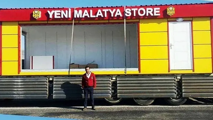 Evkur Yeni Malatyaspor lisanslı ürün satışı için konteyner satış mağazalarını faaliyete geçirecek
