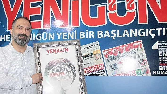 BYEGM'den Yenigün Gazetesi'ne Türkiye ikinciliği ödülü
