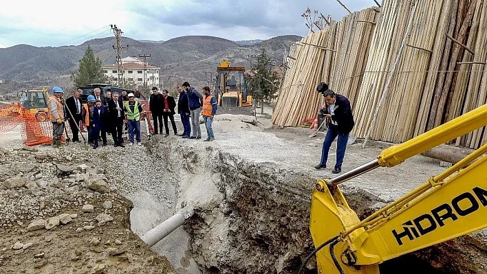 Hekimhan'daki alt yapı çalışmaları
