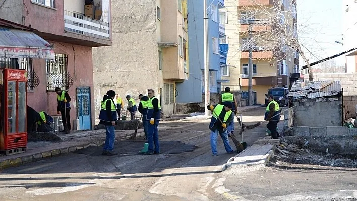 Palandöken Belediyesinden bahar temizliği
