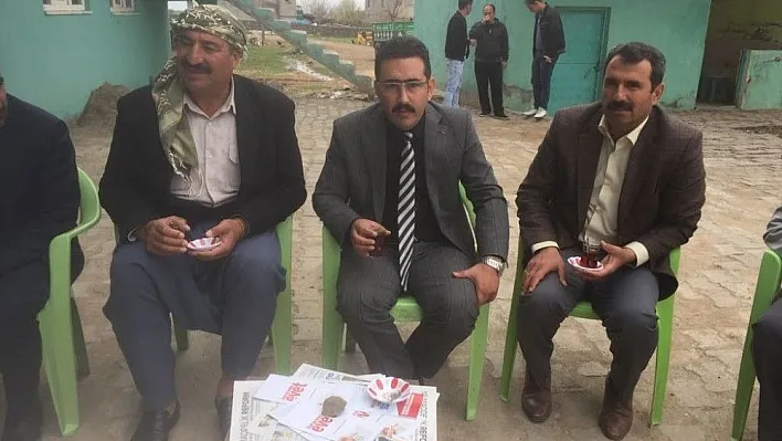 AK Parti Bağlar İlçe Başkanı Gezer, köy köy geziyor
