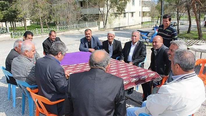 Samsat ilçesinde referandum çalışmaları devam ediyor
