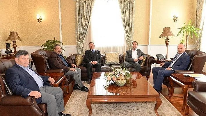 Başbakan başdanışmanı Şen'den Vali Azizoğlu'na ziyaret
