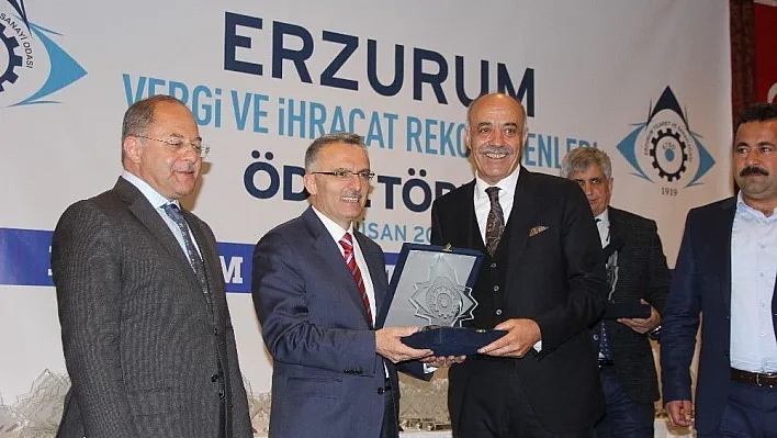 Erzurum Vergi ve İhracat Rekortmenleri Ödül Töreni
