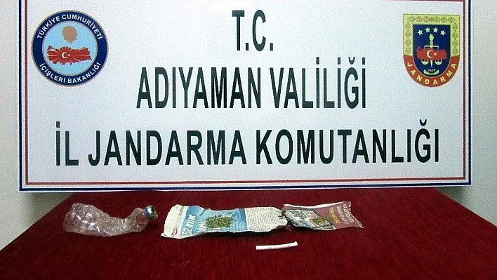 Şüpheli şahsın üzerinden esrar çıktı

