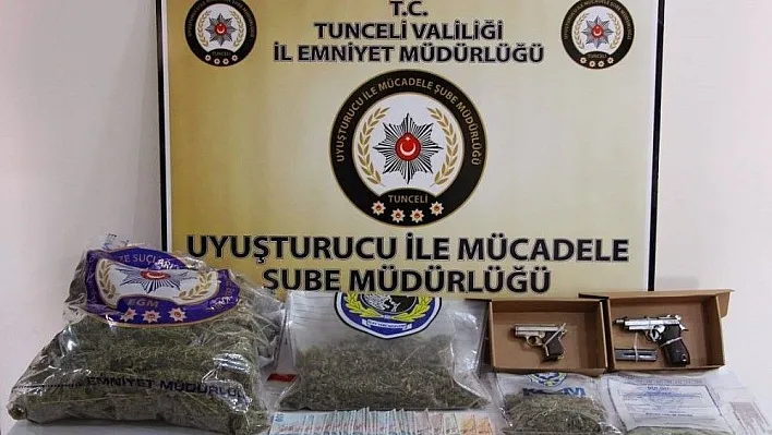 Tunceli'de 44 kilogram uyuşturucu ele geçirildi
