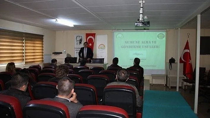 Tunceli'de veteriner ve çiftçilere seminer verildi

