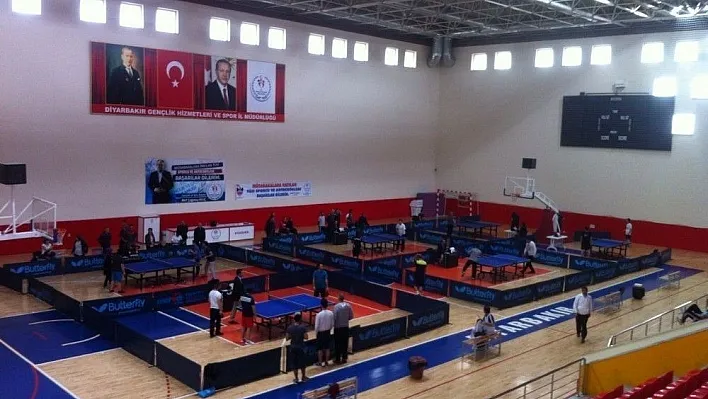 Diyarbakır'da masa tenisinde heyecan sona erdi

