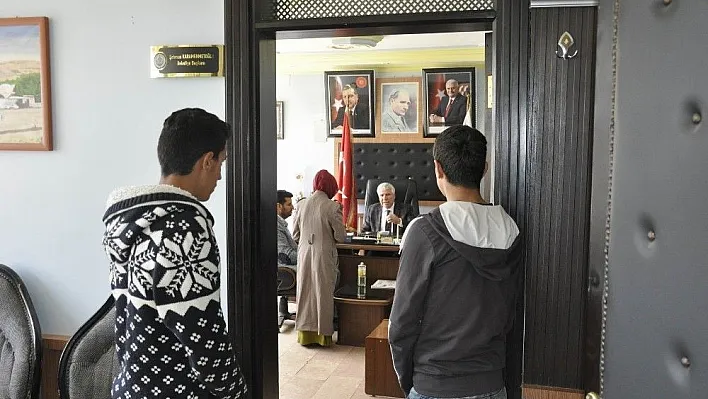 Belediye başkanının kapısı her daim açık
