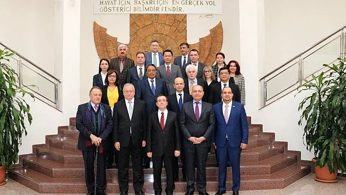 Büyükelçilerden Rektör Prof. Dr. Kızılay'a ziyaret
