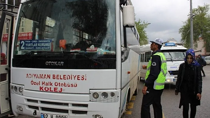 Toplu taşıma araçları sivil trafik polisleri tarafından gözetleniyor
