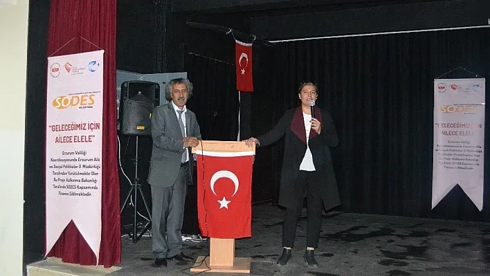 Karaçoban'da ''Geleceğimiz için ailece el ele projesi' kapsamında eğitim programı düzenlendi
