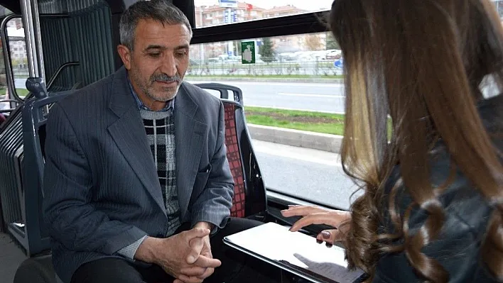 MOTAŞ'ın yaptığı ankete göre halkın yüzde 73'ü toplu taşıma hizmetinden memnun
