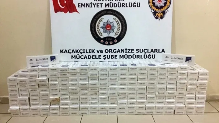 Suriyeli şahsın kullandığı araçtan kaçak sigara çıktı
