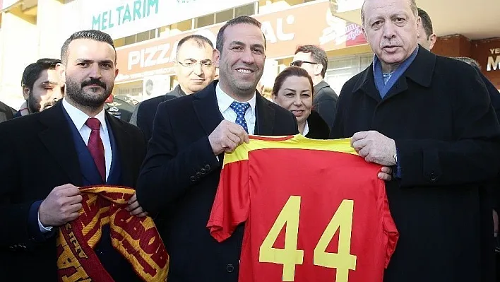 Evkur Yeni Malatyaspor'a, Cumhurbaşkanı Erdoğan morali
