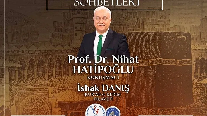 Nihat Hatipoğlu, Erzincan'a geliyor
