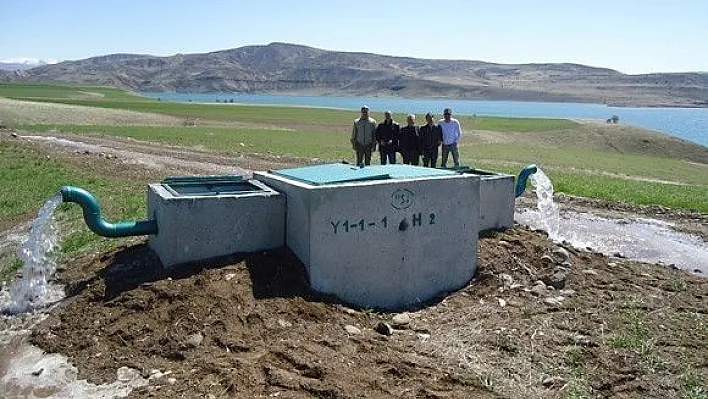 Tunceli'de 16 bin 370 dekar tarım arazisi sulamaya açıldı
