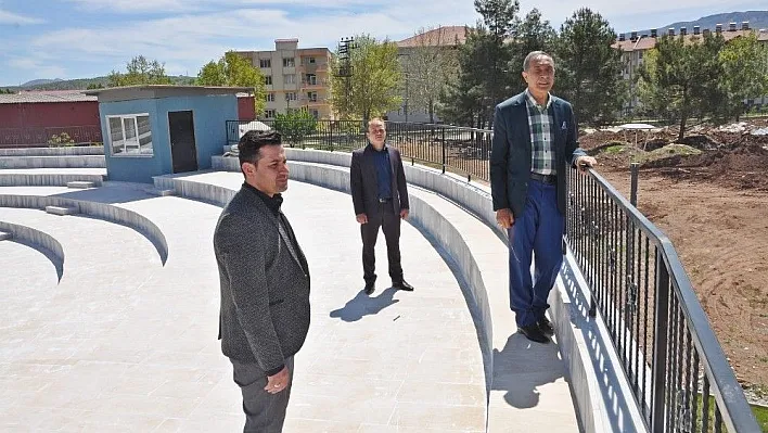 Gölbaşı ilçesinde amfi tiyatro açılışa hazırlanıyor
