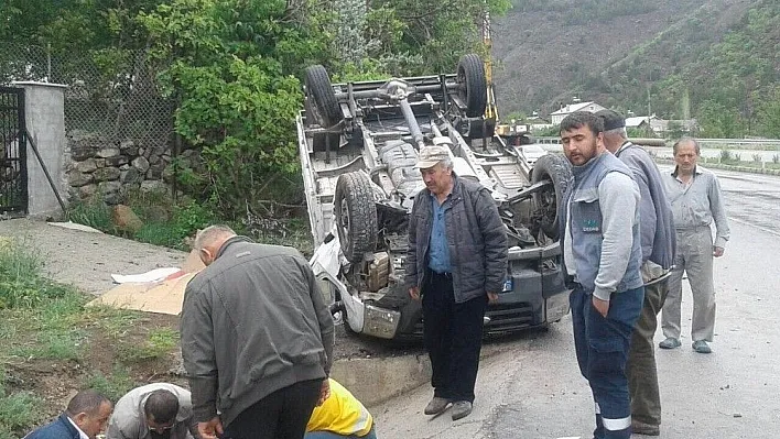 Koyulhisar'da trafik kazası: 1 yaralı
