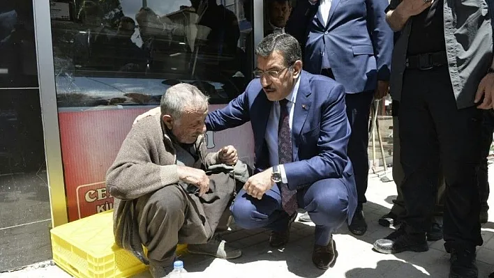Bakan Tüfenkci Doğanşehir ilçesini ziyaret etti
