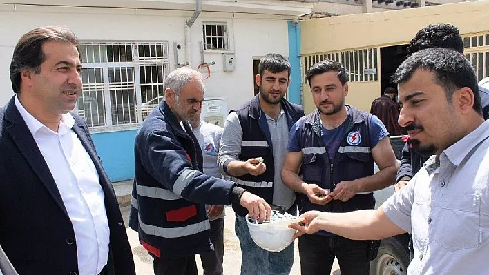 Dicle Elektrik İSG uzmanları ve yetkilileri sahada
