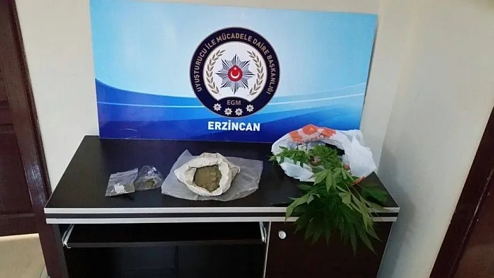 Erzincan'da uyuşturucu operasyonu
