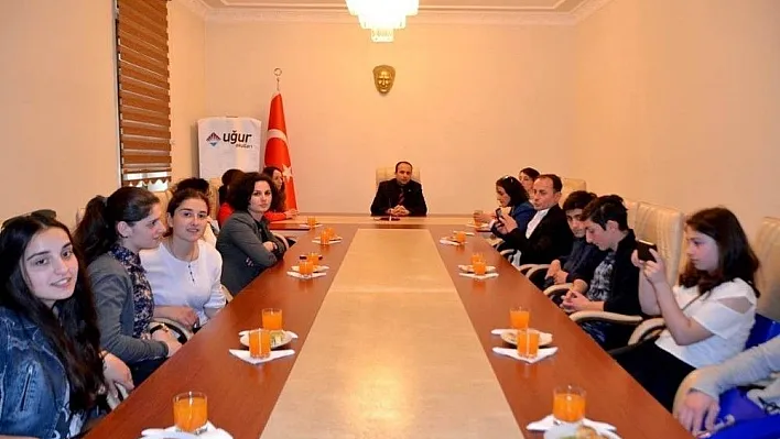 Gürcistanlı öğrenciler, Erzincan'da
