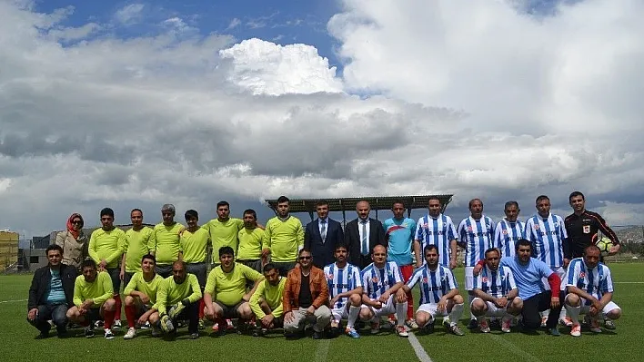 Erzurum'da engelli futbol müsabakası
