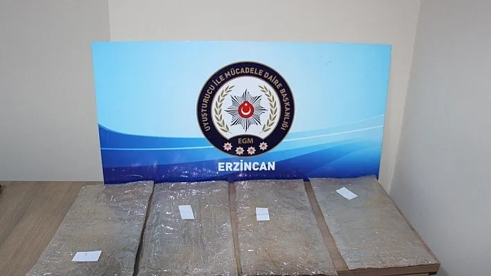 Erzincan'da eroin operasyonu
