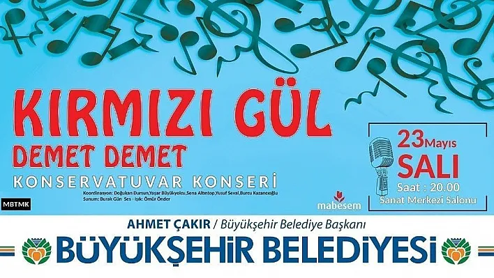 Büyükşehir Konservatuvarından konser
