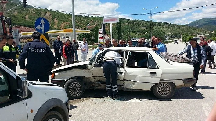 Reşadiye'de trafik kazası: 1 yaralı
