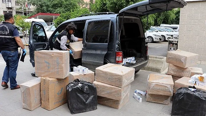 Kahramanmaraş'ta kaçak sigara operasyonu

