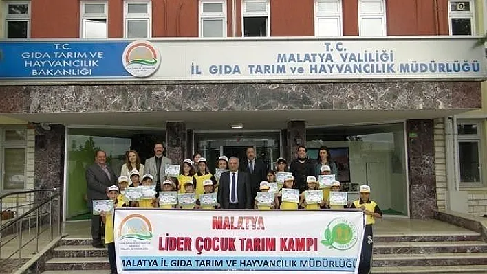 Malatya'da 'Lider Çocuk Tarım Kampı' düzenlendi
