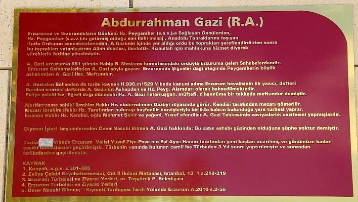 Abdurrahman Gazi Türbesi'ne ziyaretçi akını
