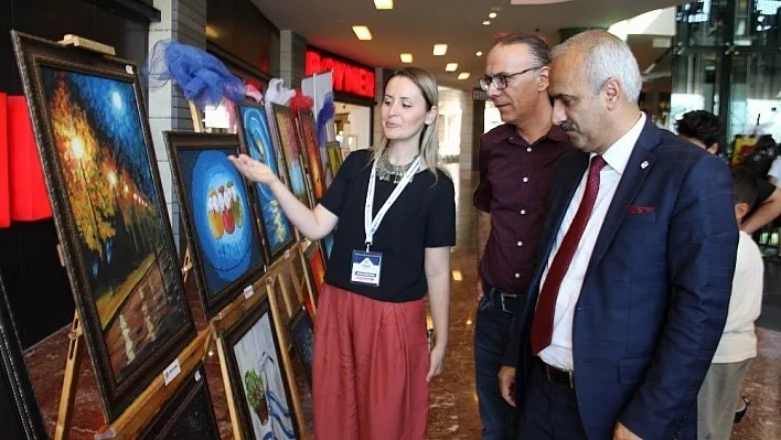 Öğrencilerin eserleri görücüye çıktı
