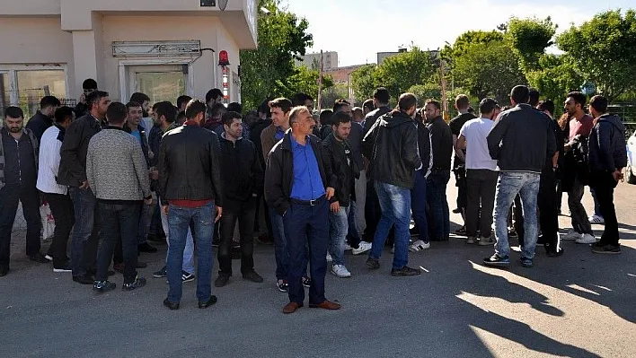 Sanayi kuruluşunda işten çıkartma gerginliği
