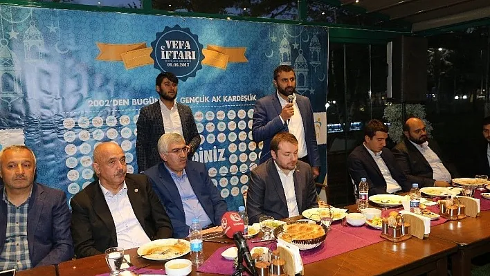 Erzurum AK Parti Gençlik Kollarından, ahde vefa iftarı
