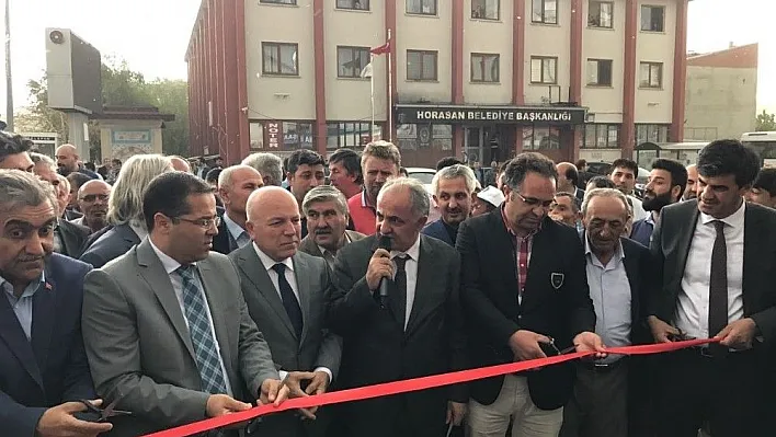 Horasan ilçesine doğalgaz getirecek hattın temeli atıldı
