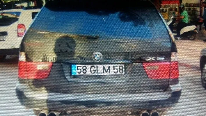 Sivas'ta sahte plakaya 5 bin 285 lira ceza kesildi
