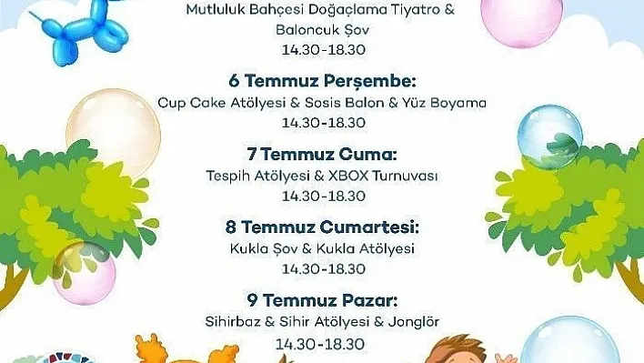 Forum Erzurum'dan Oyun Bahçesi'ne davet
