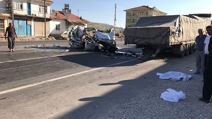 Akçadağ'da feci kaza
